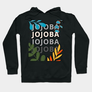 Jojoba Blatt Design Hoodie